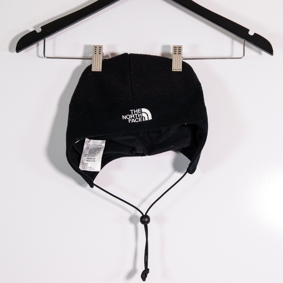 The North Face Fleece Ski Cap Liner Winter Athletic Sports Black - Picture 1 of 4